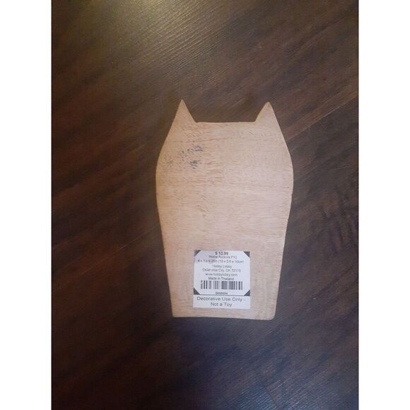 Decorative wooden owl - Picture 1 of 3